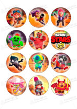 Сахарная, вафельная Картинка для торта «Brawl stars» — PT100095 | Пищевая печать на торте, сахарной, вафельной бумаге -> PrinTort.ru Сахарная и вафельная Картинка для торта «Brawl stars» — PT100095 | Пищевая печать на торте, сахарной, вафельной бумаге -> PrinTort.ru