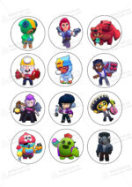 Сахарная, вафельная Картинка для торта «Brawl stars» — PT100096 | Пищевая печать на торте, сахарной, вафельной бумаге -> PrinTort.ru Сахарная и вафельная Картинка для торта «Brawl stars» — PT100096 | Пищевая печать на торте, сахарной, вафельной бумаге -> PrinTort.ru