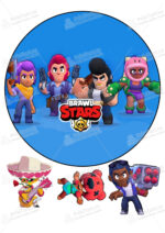 Сахарная, вафельная Картинка для торта «Brawl stars» — PT100099 | Пищевая печать на торте, сахарной, вафельной бумаге -> PrinTort.ru Сахарная и вафельная Картинка для торта «Brawl stars» — PT100099 | Пищевая печать на торте, сахарной, вафельной бумаге -> PrinTort.ru