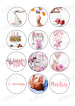 Сахарная и вафельная Картинка для торта «Малышам» — PT100221 | Пищевая печать на торте, сахарной, вафельной бумаге -> PrinTort.ru