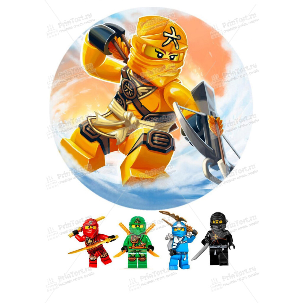 Лего ниндзяго картинка для печати