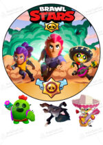 Сахарная, вафельная Картинка для торта «Brawl stars» — PT100101 | Пищевая печать на торте, сахарной, вафельной бумаге -> PrinTort.ru Сахарная и вафельная Картинка для торта «Brawl stars» — PT100101 | Пищевая печать на торте, сахарной, вафельной бумаге -> PrinTort.ru