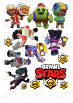 Сахарная, вафельная Картинка для торта «Brawl stars» — PT100110 | Пищевая печать на торте, сахарной, вафельной бумаге -> PrinTort.ru Сахарная и вафельная Картинка для торта «Brawl stars» — PT100110 | Пищевая печать на торте, сахарной, вафельной бумаге -> PrinTort.ru