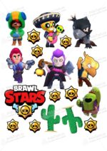 Сахарная, вафельная Картинка для торта «Brawl Stars (Бравл Старс)» — PT100388 | Пищевая печать на торте, сахарной, вафельной бумаге -> PrinTort.ru Сахарная и вафельная Картинка для торта «Brawl Stars (Бравл Старс)» — PT100388 | Пищевая печать на торте, сахарной, вафельной бумаге -> PrinTort.ru