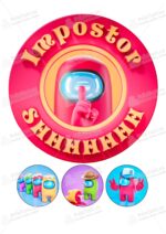 Сахарная, вафельная Картинка для торта «Амонг Ас» (Among Us) — PT100444 | Пищевая печать на торте, сахарной, вафельной бумаге -> PrinTort.ru Сахарная и вафельная Картинка для торта «Амонг Ас» (Among Us) — PT100444 | Пищевая печать на торте, сахарной, вафельной бумаге -> PrinTort.ru