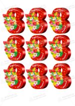 Сахарная и вафельная Картинка для торта «8 Марта» — PT100459 | Пищевая печать на торте, сахарной, вафельной бумаге -> PrinTort.ru