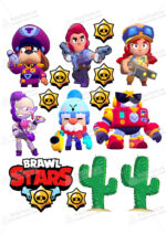 Сахарная, вафельная Картинка для торта «Brawl Stars (Бравл Старс)» — PT100589 | Пищевая печать на торте, сахарной, вафельной бумаге -> PrinTort.ru Сахарная и вафельная Картинка для торта «Brawl Stars (Бравл Старс)» — PT100589 | Пищевая печать на торте, сахарной, вафельной бумаге -> PrinTort.ru