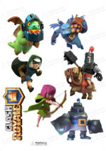 Сахарная и вафельная Картинка для торта «Сlash Royale» (Клеш Рояль) — PT100644 | Пищевая печать на торте, сахарной, вафельной бумаге -> PrinTort.ru