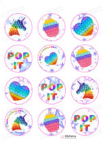 Сахарная, вафельная Картинка для капкейков «Pop It (Поп Ит)» — PT100657 | Пищевая печать на торте, сахарной, вафельной бумаге -> PrinTort.ru Сахарная и вафельная Картинка для капкейков «Pop It (Поп Ит)» — PT100657 | Пищевая печать на торте, сахарной, вафельной бумаге -> PrinTort.ru