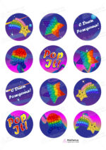 Сахарная, вафельная Картинка для капкейков «Pop It (Поп Ит)» — PT100658 | Пищевая печать на торте, сахарной, вафельной бумаге -> PrinTort.ru Сахарная и вафельная Картинка для капкейков «Pop It (Поп Ит)» — PT100658 | Пищевая печать на торте, сахарной, вафельной бумаге -> PrinTort.ru