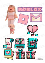 Сахарная и вафельная Картинка для торта»Roblox (Роблокс)» — PT100745 | Пищевая печать на торте, сахарной, вафельной бумаге -> PrinTort.ru