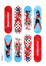 Сахарная и вафельная Картинка для эклеров «Леди Баг» — PT101060 | Пищевая печать на торте, сахарной, вафельной бумаге -> PrinTort.ru