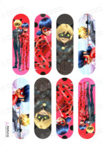 Сахарная и вафельная Картинка для эклеров «Леди Баг» — PT101063 | Пищевая печать на торте, сахарной, вафельной бумаге -> PrinTort.ru