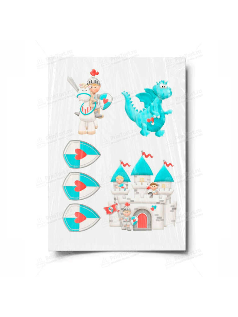 Сахарная и вафельная Картинка для торта «Малышам» — PT100066 | Пищевая печать на торте, сахарной, вафельной бумаге -> PrinTort.ru