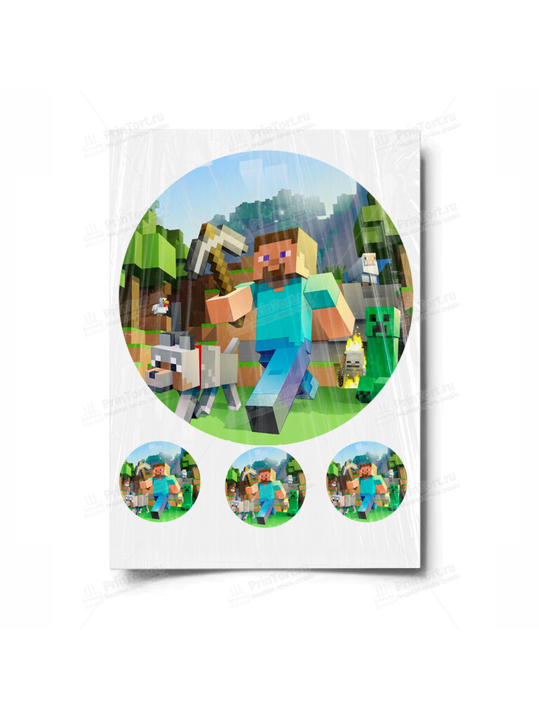 Сахарная, вафельная Картинка для торта «Майнкрафт» — PT100087 | Пищевая печать на торте, сахарной, вафельной бумаге -> PrinTort.ru Сахарная и вафельная Картинка для торта «Майнкрафт» — PT100087 | Пищевая печать на торте, сахарной, вафельной бумаге -> PrinTort.ru