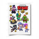 Сахарная и вафельная Картинка для торта «Brawl stars» — PT100102 | Пищевая печать на торте, сахарной, вафельной бумаге -> PrinTort.ru