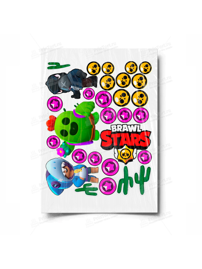 Сахарная, вафельная Картинка для торта «Brawl stars» — PT100115 | Пищевая печать на торте, сахарной, вафельной бумаге -> PrinTort.ru Сахарная и вафельная Картинка для торта «Brawl stars» — PT100115 | Пищевая печать на торте, сахарной, вафельной бумаге -> PrinTort.ru