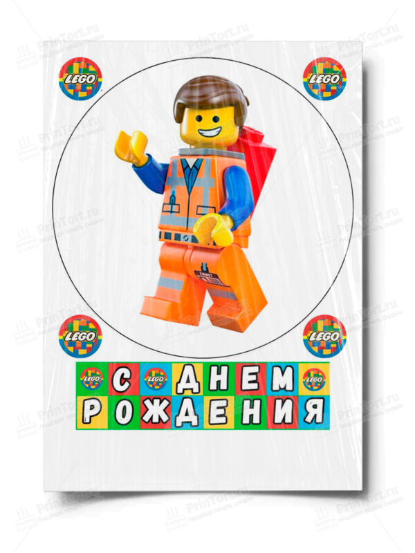 Сахарная и вафельная Картинка для торта «Лего Ниндзяго» — PT100124 | Пищевая печать на торте, сахарной, вафельной бумаге -> PrinTort.ru