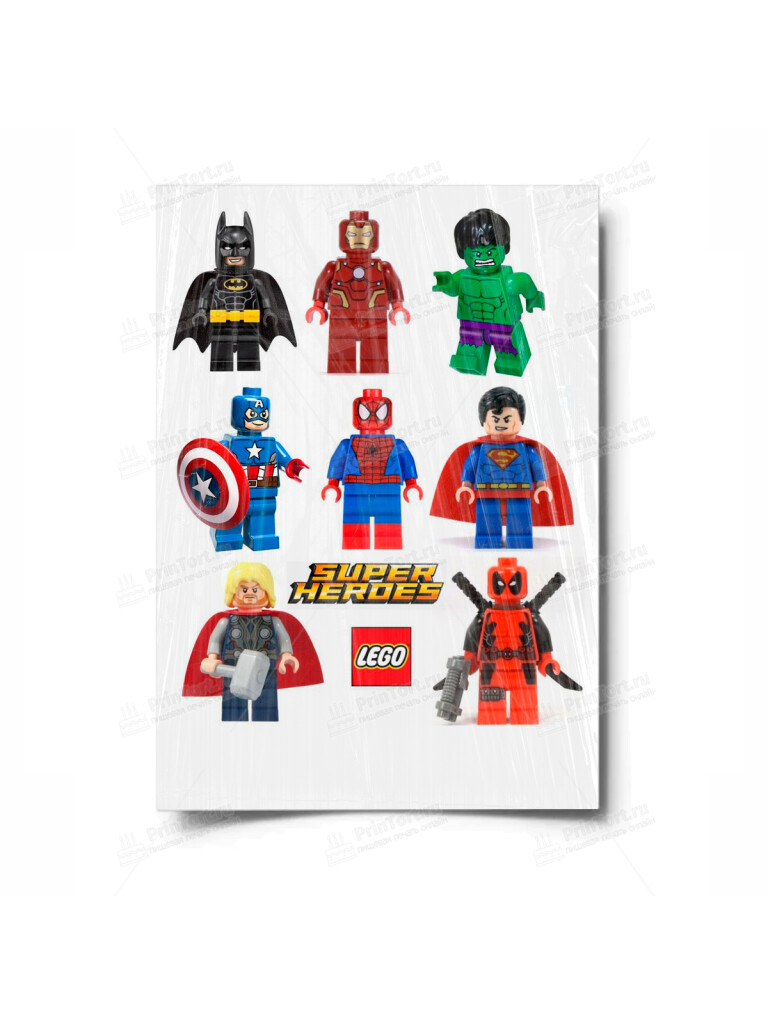 Сахарная и вафельная Картинка для торта «Лего Ниндзяго» — PT100135 | Пищевая печать на торте, сахарной, вафельной бумаге -> PrinTort.ru