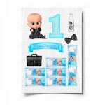 Сахарная и вафельная Картинка для торта «Босс-молокосос» — PT100160 | Пищевая печать на торте, сахарной, вафельной бумаге -> PrinTort.ru