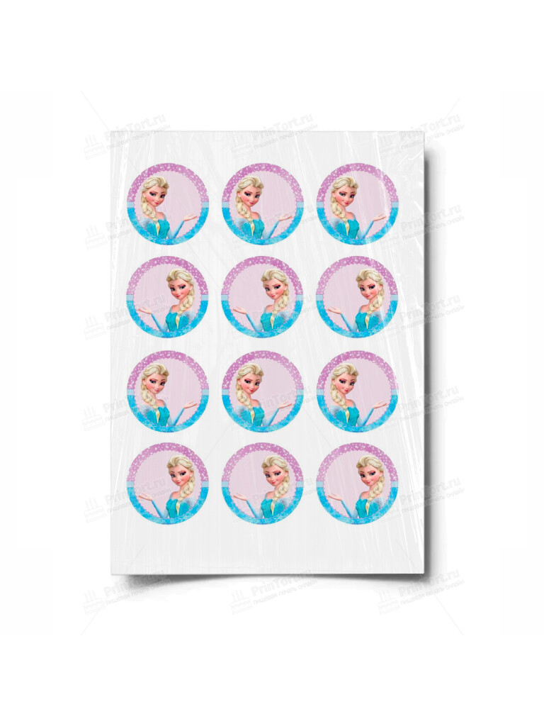 Сахарная и вафельная Картинка для торта «Холодное сердце» — PT100165 | Пищевая печать на торте, сахарной, вафельной бумаге -> PrinTort.ru