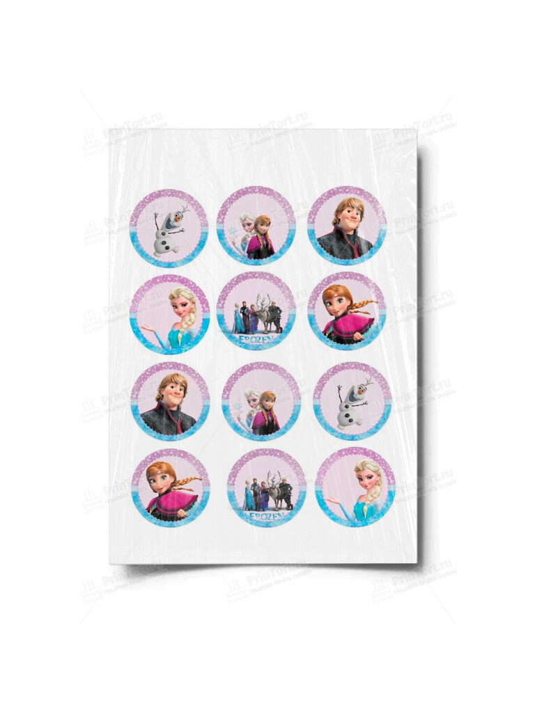 Сахарная и вафельная Картинка для торта «Холодное сердце» — PT100180 | Пищевая печать на торте, сахарной, вафельной бумаге -> PrinTort.ru