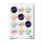 Сахарная и вафельная Картинка для торта «Поздравления» — PT100240 | Пищевая печать на торте, сахарной, вафельной бумаге -> PrinTort.ru