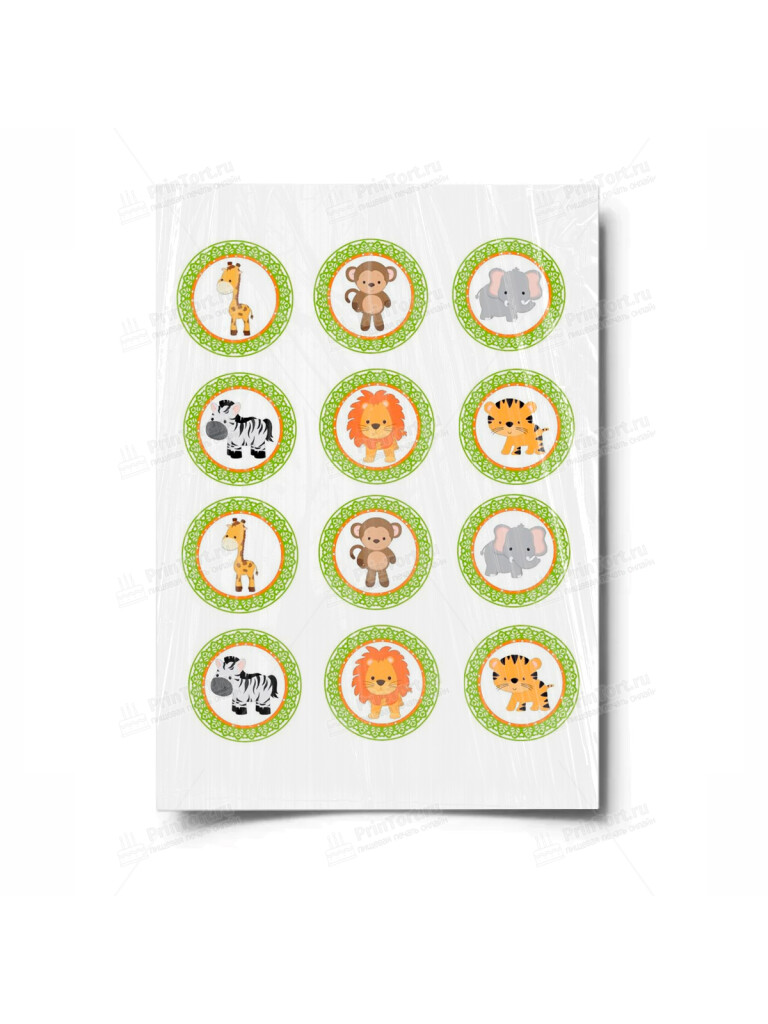 Сахарная и вафельная Картинка для торта «Малышам» — PT100247 | Пищевая печать на торте, сахарной, вафельной бумаге -> PrinTort.ru