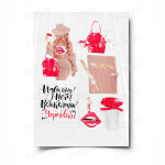 Сахарная и вафельная Картинка для торта «Девушка» — PT100310 | Пищевая печать на торте, сахарной, вафельной бумаге -> PrinTort.ru