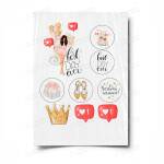 Сахарная и вафельная Картинка для торта «Девушка» — PT100312 | Пищевая печать на торте, сахарной, вафельной бумаге -> PrinTort.ru