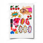 Сахарная и вафельная Картинка для торта «Девушка» — PT100493 | Пищевая печать на торте, сахарной, вафельной бумаге -> PrinTort.ru