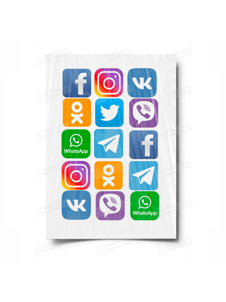 Сахарная и вафельная Картинка для торта «Лайк» — PT100502 | Пищевая печать на торте, сахарной, вафельной бумаге -> PrinTort.ru