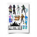 Сахарная и вафельная Картинка для торта «Фортнайт» (Fortnite)- PT100528 | Пищевая печать на торте, сахарной, вафельной бумаге -> PrinTort.ru