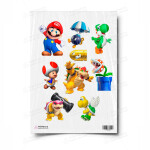 Сахарная и вафельная Картинка для торта «Марио (Super Mario)- PT100550 | Пищевая печать на торте, сахарной, вафельной бумаге -> PrinTort.ru