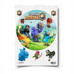 Сахарная и вафельная Картинка для торта «Сlash Royale» (Клеш Рояль) — PT100636 | Пищевая печать на торте, сахарной, вафельной бумаге -> PrinTort.ru