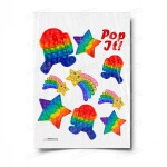 Сахарная и вафельная Картинка для торта «Pop It (Поп Ит)» — PT100662 | Пищевая печать на торте, сахарной, вафельной бумаге -> PrinTort.ru
