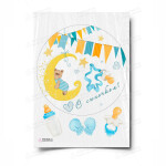 Сахарная и вафельная Картинка для торта «Новорожденный» — PT100677 | Пищевая печать на торте, сахарной, вафельной бумаге -> PrinTort.ru