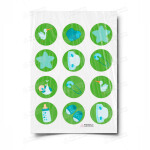 Сахарная и вафельная Картинка для капкейков «Новорожденный» — PT100682 | Пищевая печать на торте, сахарной, вафельной бумаге -> PrinTort.ru