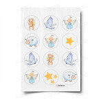 Сахарная и вафельная Картинка для капкейков»Таинство Крещения» — PT100905 | Пищевая печать на торте, сахарной, вафельной бумаге -> PrinTort.ru