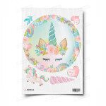 Сахарная и вафельная Картинка для торта «Единорог» — PT101025 | Пищевая печать на торте, сахарной, вафельной бумаге -> PrinTort.ru