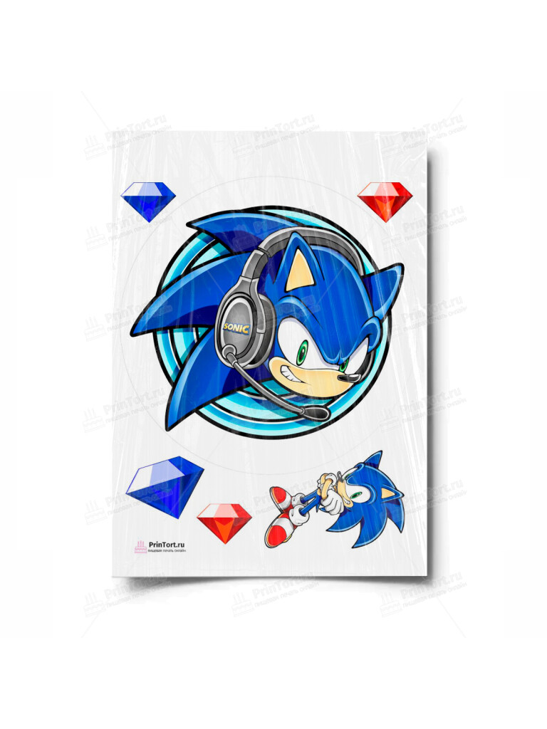 Сахарная, вафельная Картинка для торта «Соник (Sonic)»- PT101068 | Пищевая печать на торте, сахарной, вафельной бумаге -> PrinTort.ru Сахарная и вафельная Картинка для торта «Соник (Sonic)»- PT101068 | Пищевая печать на торте, сахарной, вафельной бумаге -> PrinTort.ru