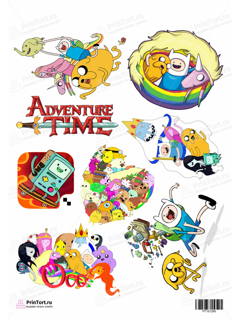 Сахарная, вафельная Картинка для торта «Время приключений (Adventure time)» — PT101295 | Пищевая печать на торте, сахарной, вафельной бумаге -> PrinTort.ru Сахарная и вафельная Картинка для торта «Время приключений (Adventure time)» — PT101295 | Пищевая печать на торте, сахарной, вафельной бумаге -> PrinTort.ru
