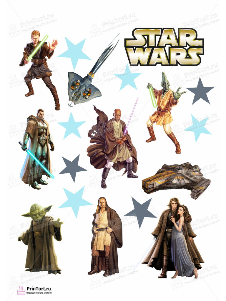 Сахарная, вафельная Картинка для торта «Звёздные войны (Star Wars)» — PT102123 | Пищевая печать на торте, сахарной, вафельной бумаге -> PrinTort.ru Сахарная и вафельная Картинка для торта «Звёздные войны (Star Wars)» — PT102123 | Пищевая печать на торте, сахарной, вафельной бумаге -> PrinTort.ru