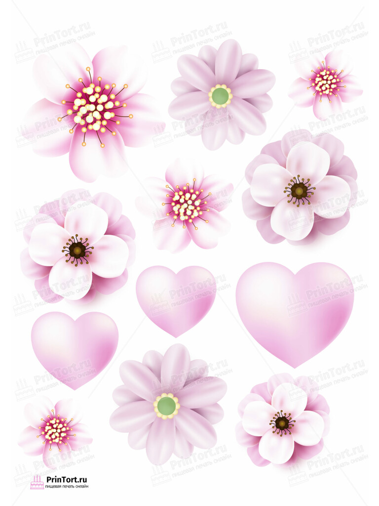 Сахарная и вафельная Картинка для торта «Для мамы» — PT102216 | Пищевая печать на торте, сахарной, вафельной бумаге -> PrinTort.ru