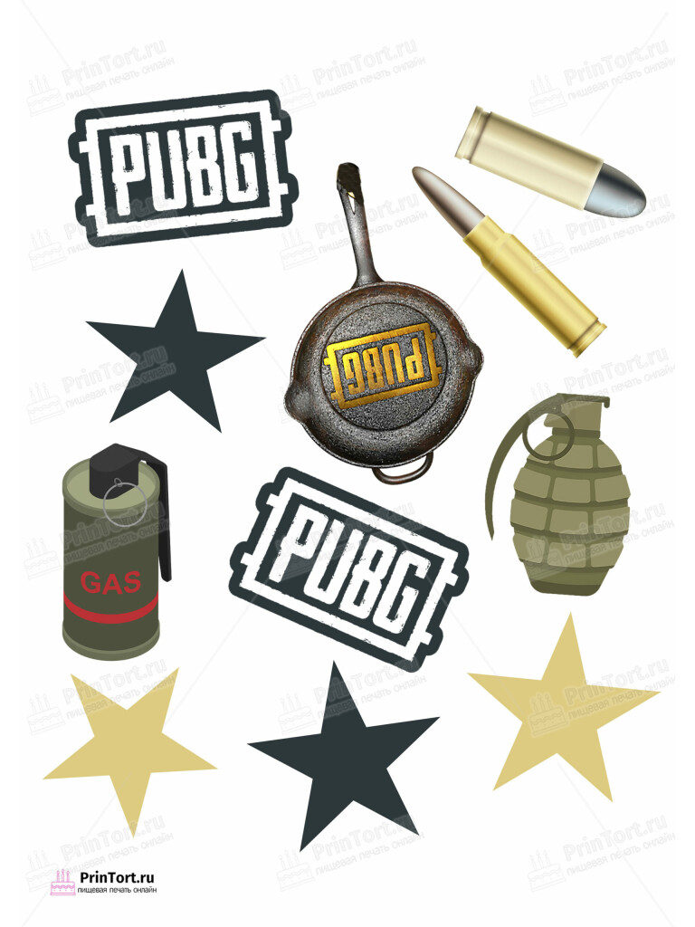 Сахарная, вафельная Картинка для торта «Battlegrounds (PUBG)»- PT102911 | Пищевая печать на торте, сахарной, вафельной бумаге -> PrinTort.ru Сахарная и вафельная Картинка для торта «Battlegrounds (PUBG)»- PT102911 | Пищевая печать на торте, сахарной, вафельной бумаге -> PrinTort.ru