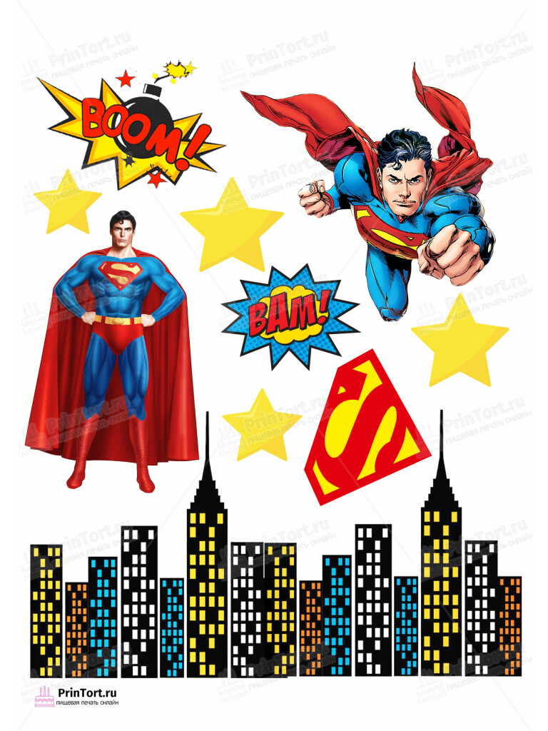 Сахарная, вафельная Картинка для торта «Супермен (Superman)» — PT103148 | Пищевая печать на торте, сахарной, вафельной бумаге -> PrinTort.ru Сахарная и вафельная Картинка для торта «Супермен (Superman)» — PT103148 | Пищевая печать на торте, сахарной, вафельной бумаге -> PrinTort.ru