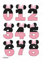 Сахарная и вафельная Картинка для торта «Цифры» — PT103360 | Пищевая печать на торте, сахарной, вафельной бумаге -> PrinTort.ru