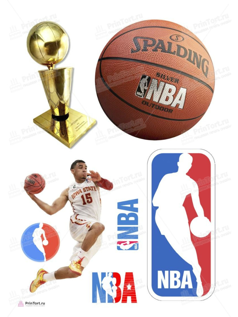 Сахарная, вафельная Картинка для торта «NBA НБА Баскетбол» — PT106545 | Пищевая печать на торте, сахарной, вафельной бумаге -> PrinTort.ru Сахарная и вафельная Картинка для торта «NBA НБА Баскетбол» — PT106545 | Пищевая печать на торте, сахарной, вафельной бумаге -> PrinTort.ru