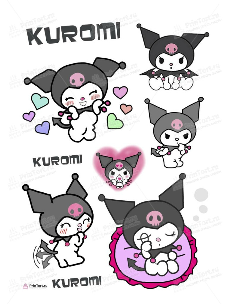 Сахарная, вафельная Картинка для торта «Куроми Kuromi» — PT106880 | Пищевая печать на торте, сахарной, вафельной бумаге -> PrinTort.ru Сахарная и вафельная Картинка для торта «Куроми Kuromi» — PT106880 | Пищевая печать на торте, сахарной, вафельной бумаге -> PrinTort.ru